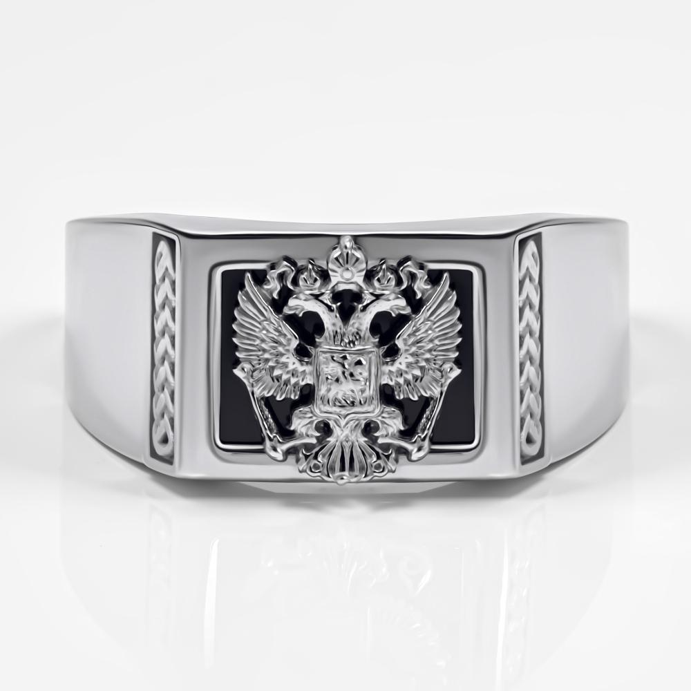 Серебряная печатка Иллада 2ИС041038Н
