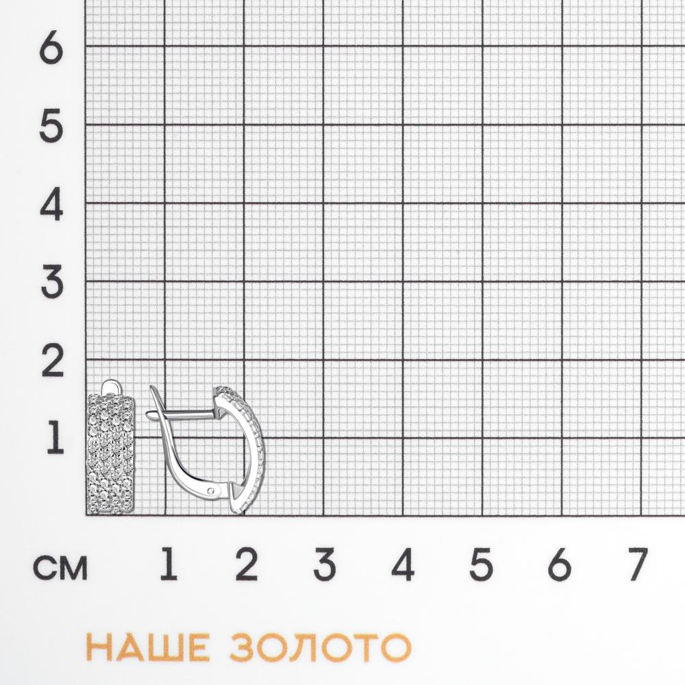 Серебряные серьги Иллада 2ИС122744