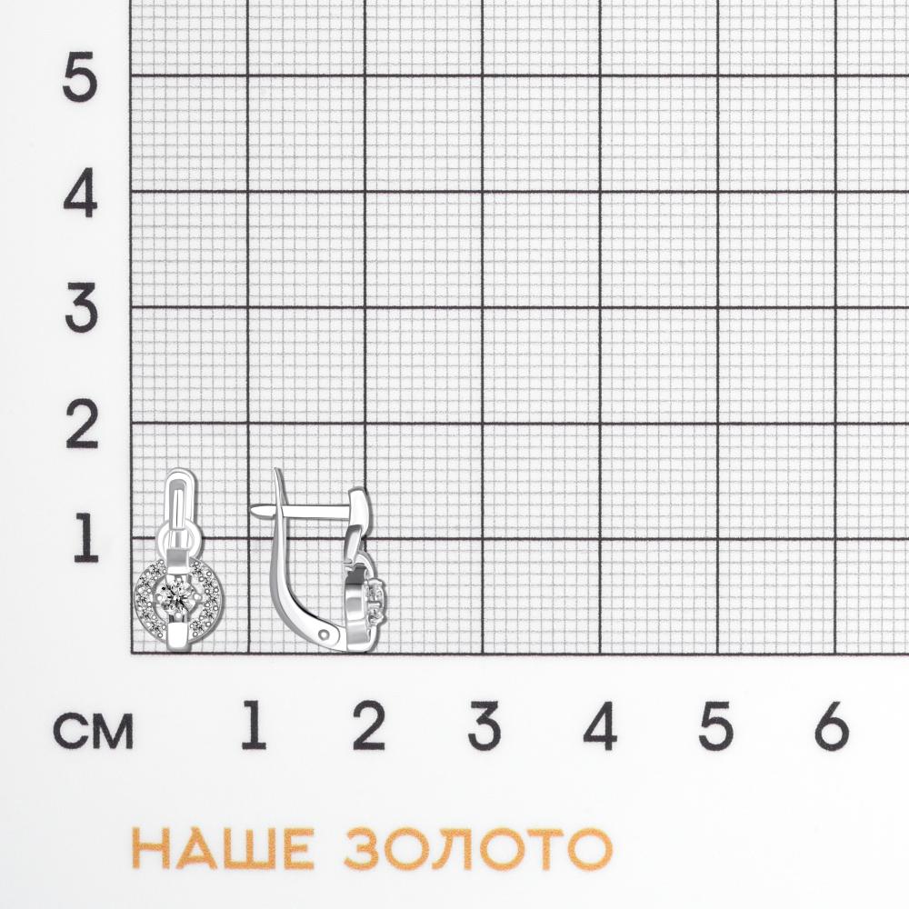 Серебряные серьги Иллада 2ИС122789