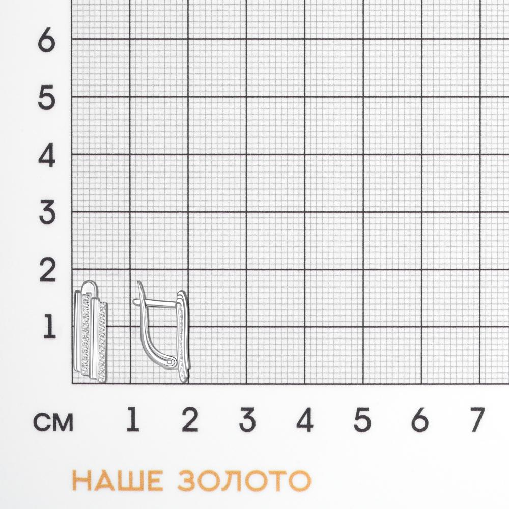 Серебряные серьги Иллада 2ИС122399