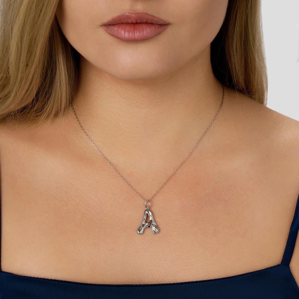 Серебряная буква Sokolov ДИ94032461