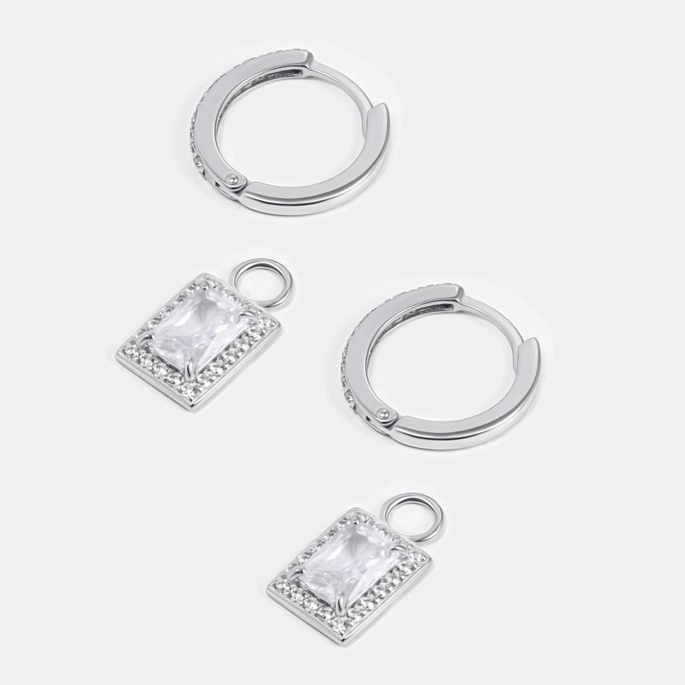 Серебряные серьги подвесные Золотые купола ЗК2101497-00775