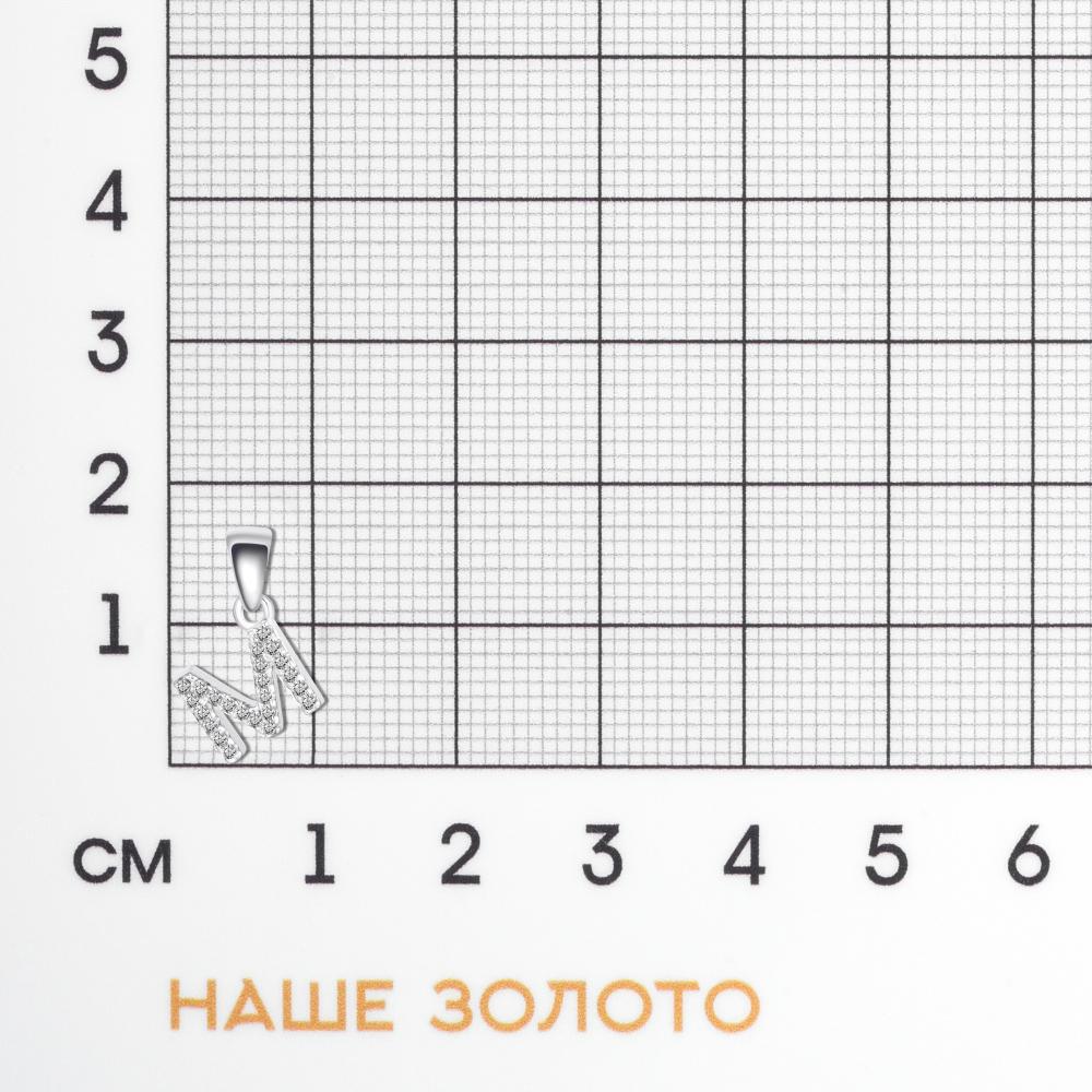 Серебряная буква Sokolov ДИ94033132-91