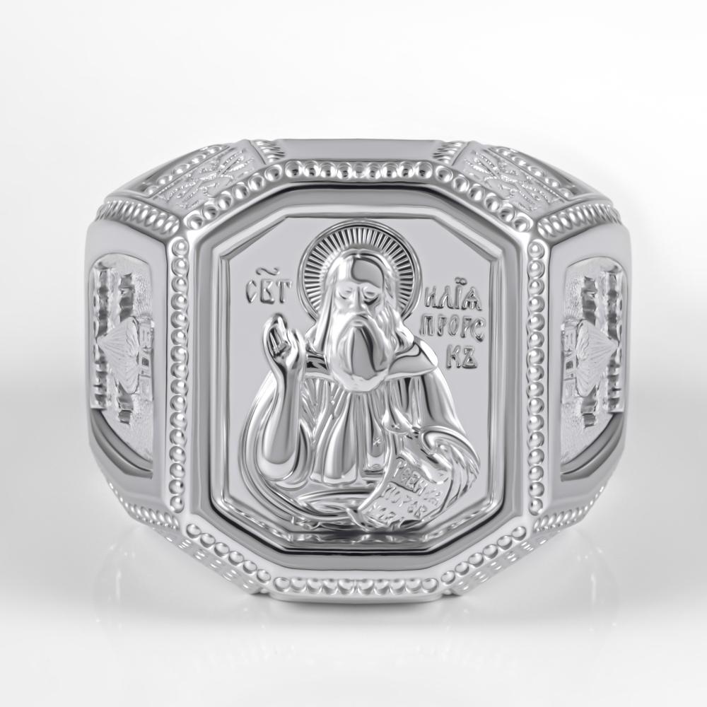 Серебряная печатка Караваевская ювелирная фабрика 7К01-0056-с
