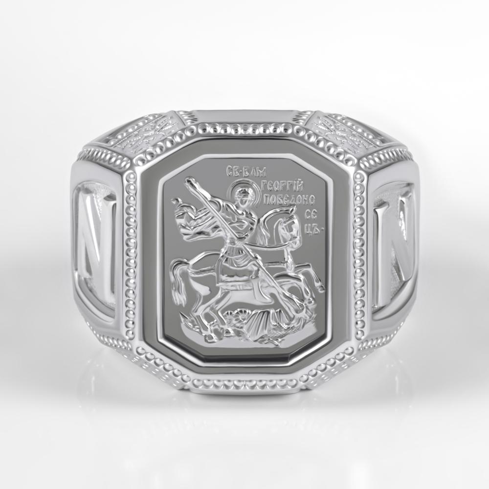 Серебряная печатка Караваевская ювелирная фабрика 7К01-0028-с