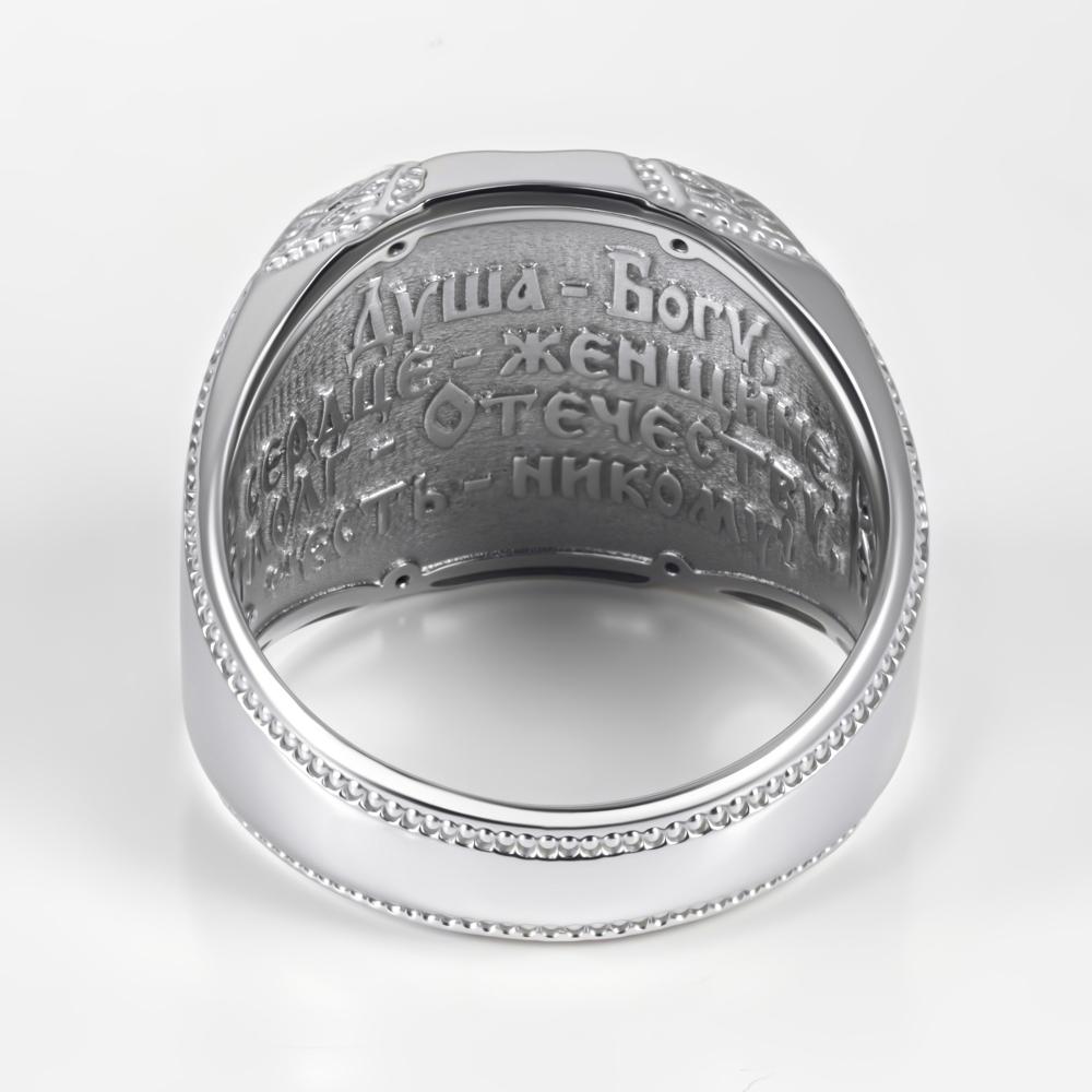 Серебряная печатка Караваевская ювелирная фабрика 7К01-0054-с