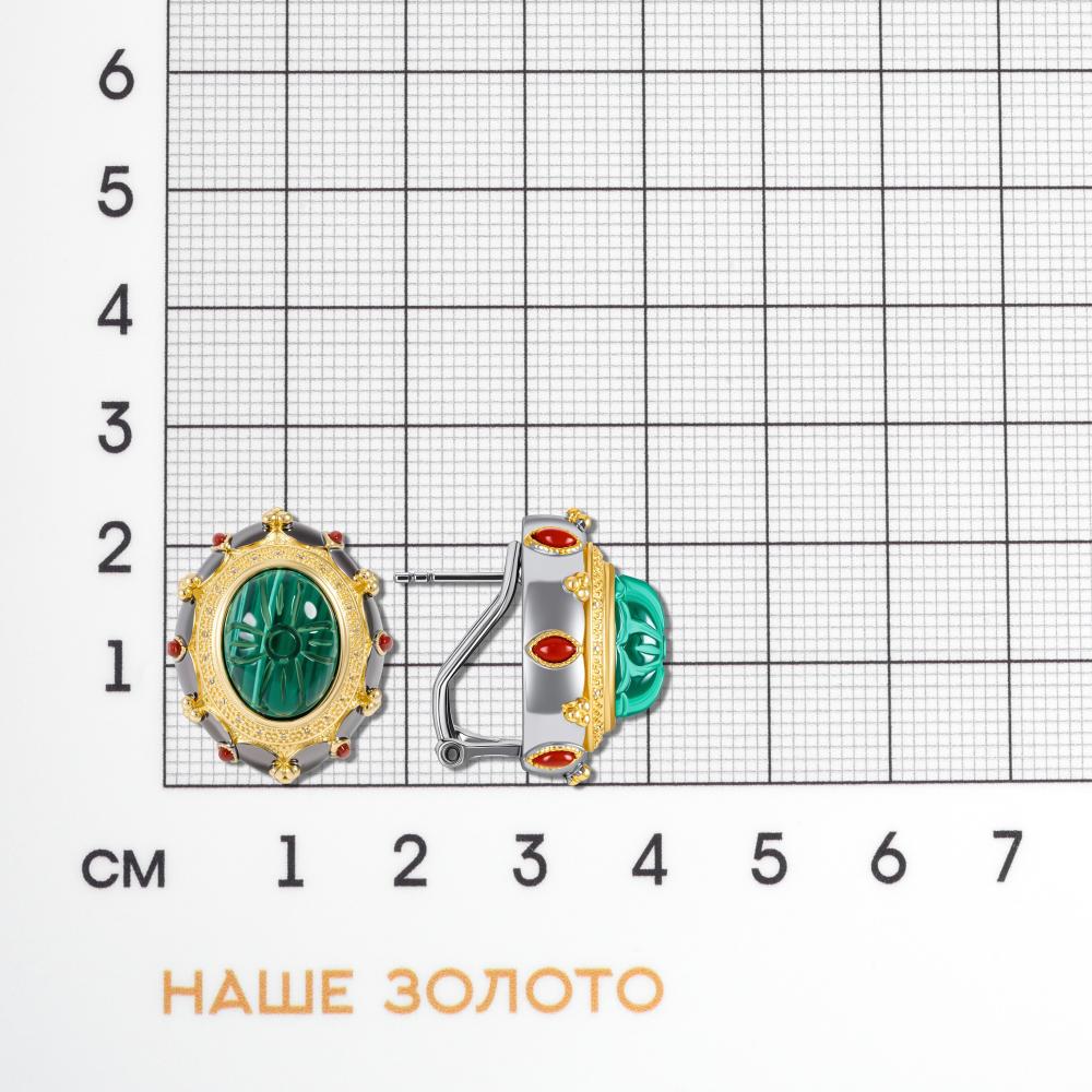 Серебряные серьги Style avenue СЙХУПЕ012МА-ЕЦ