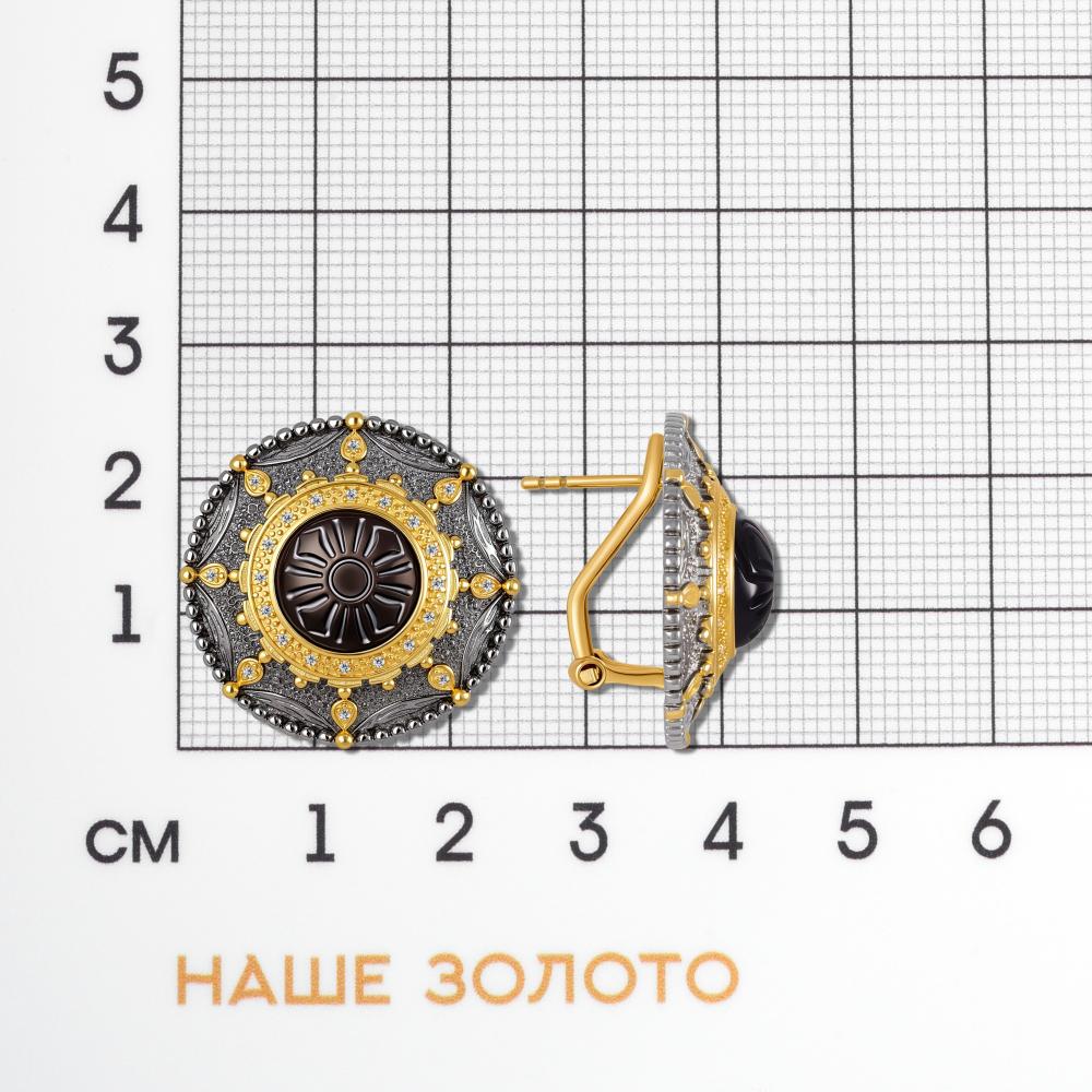 Серебряные серьги Style avenue СЙХУПЕ026БМ