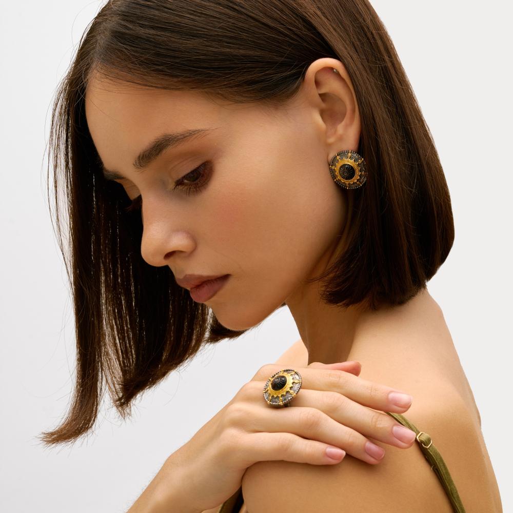 Серебряные серьги Style avenue СЙХУПЕ026БМ