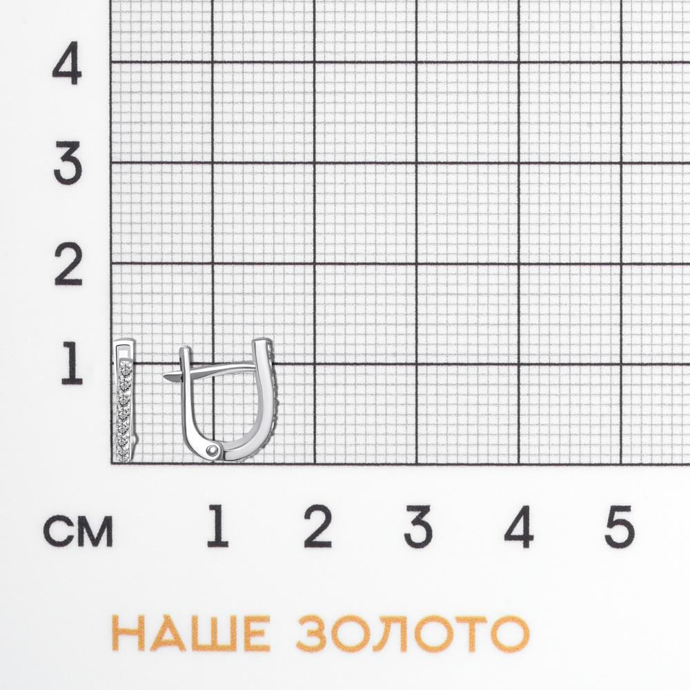 Серебряные серьги Золотая подкова ЯВ803-04341-01-00-20-00