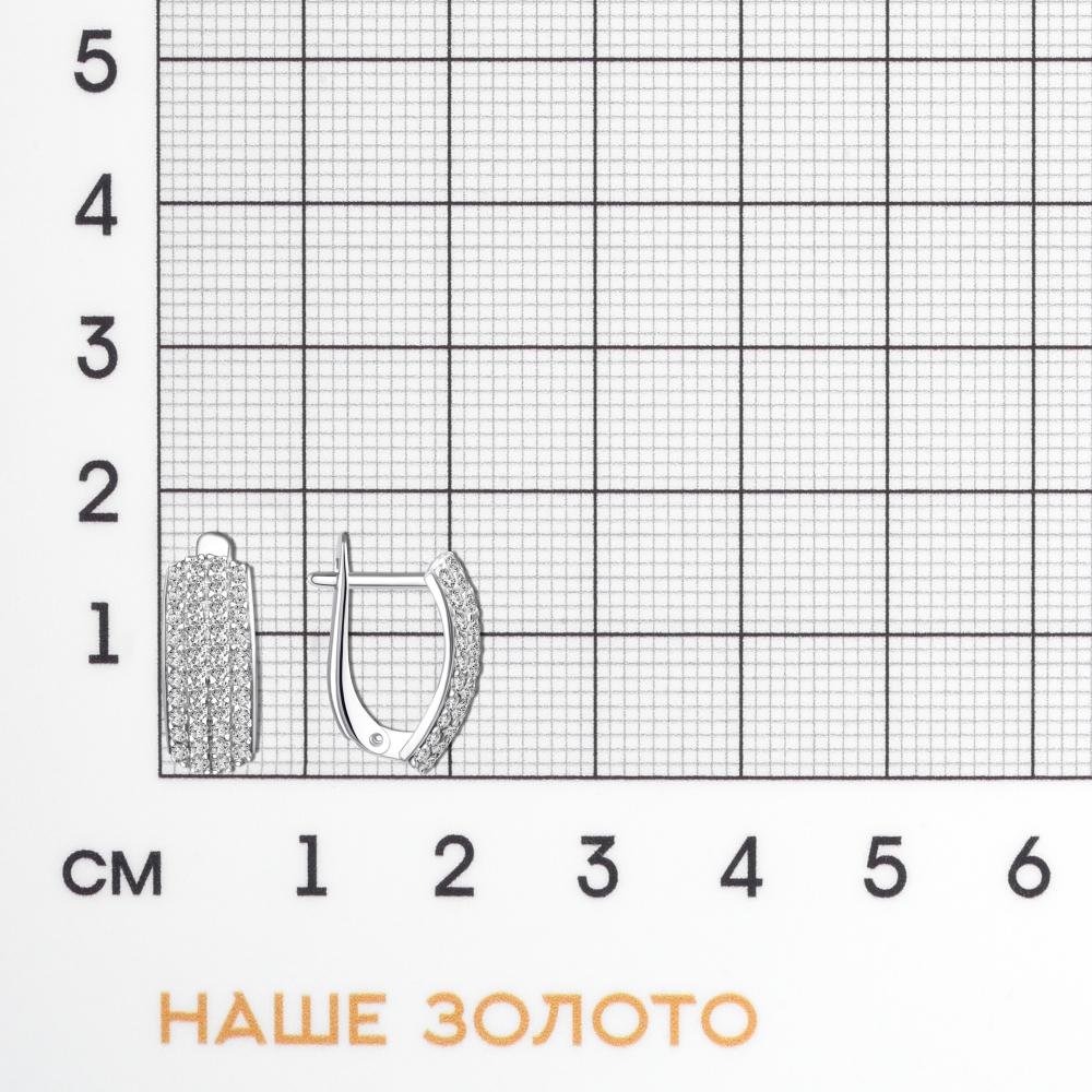 Серебряные серьги Золотая подкова ЯВ803-00828-01-00-20-00
