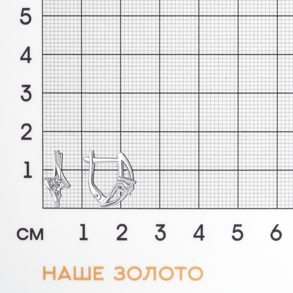 Серебряные серьги Золотая подкова ЯВ803-00472-01-00-20-00