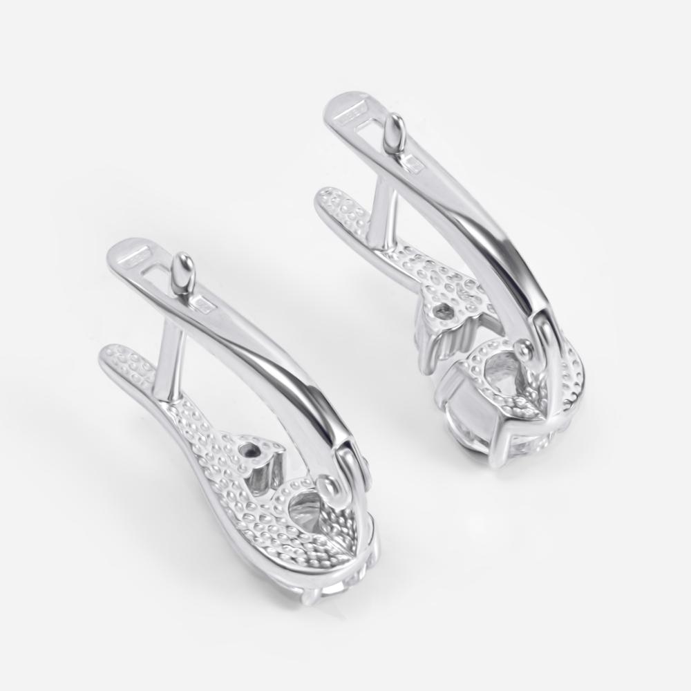 Серебряные серьги Вознесенский 6В11-0257