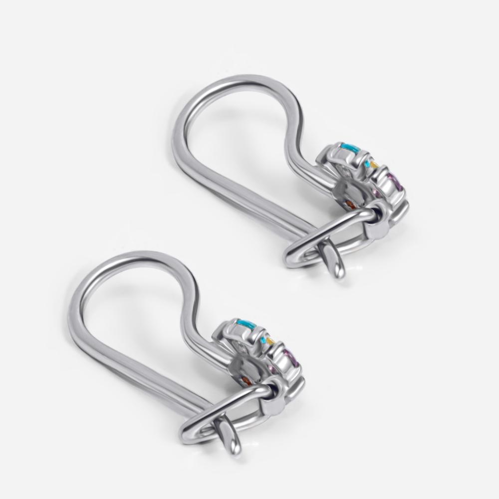 Серебряные серьги детские Иллада 2ИС120548-1