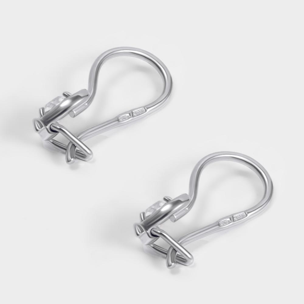 Серебряные серьги детские Талант ТБ13-72-000S-24044