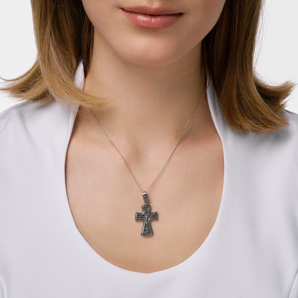 Серебряный крест Якубов ЯБКР150