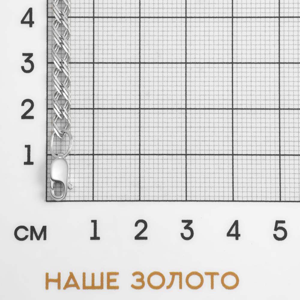 Серебряный браслет Krastsvetmet КЯНБ 22-203-3 0.50