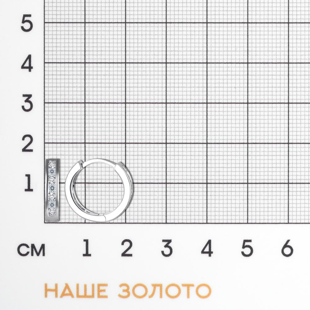 Серебряные серьги конго Фиделис ФСКАЕ2220