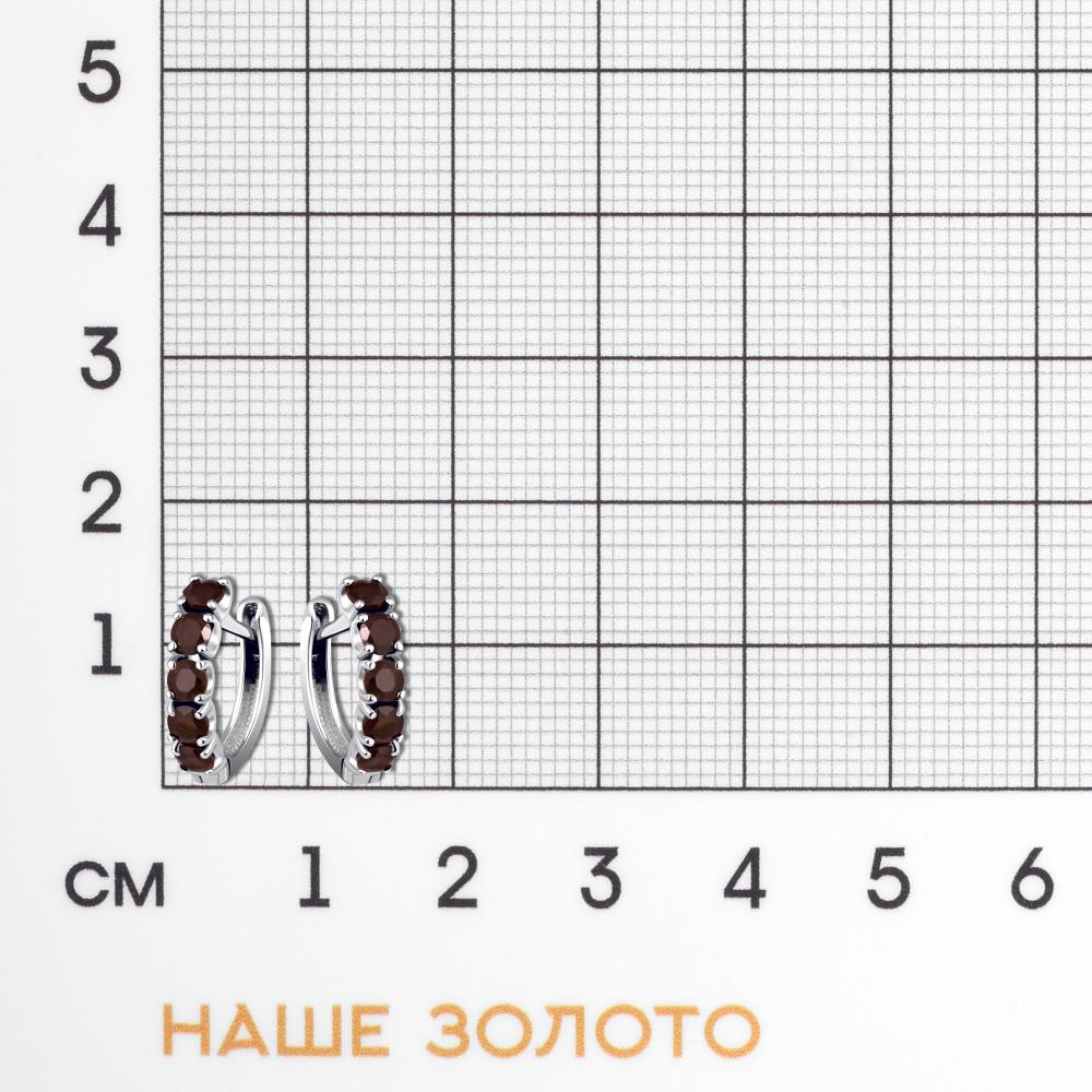 Серебряные серьги Джевел Д320-72-00036-203