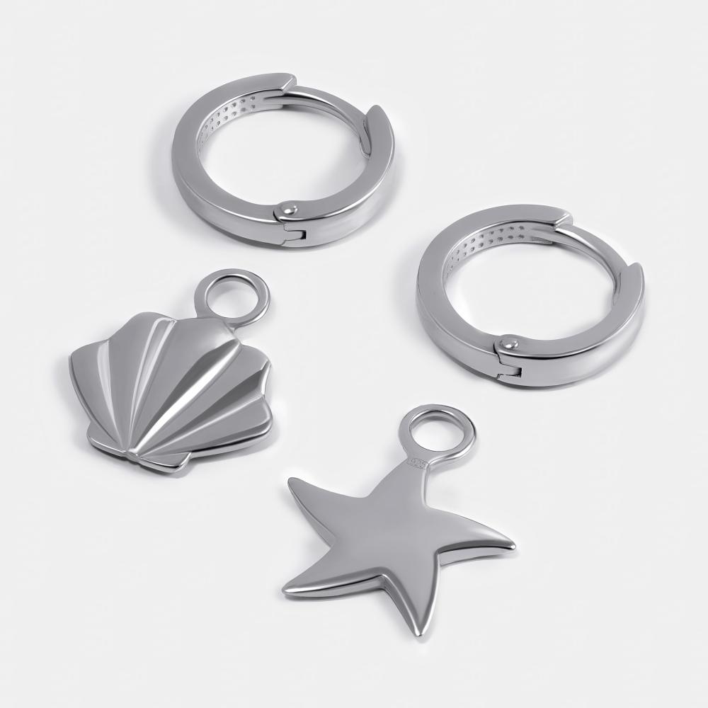 Серебряные серьги конго Арина 3А1049052-00000