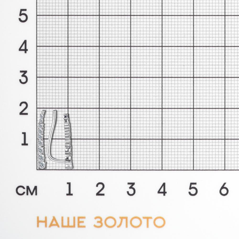 Серебряные серьги Золотые купола ЗК020164600775