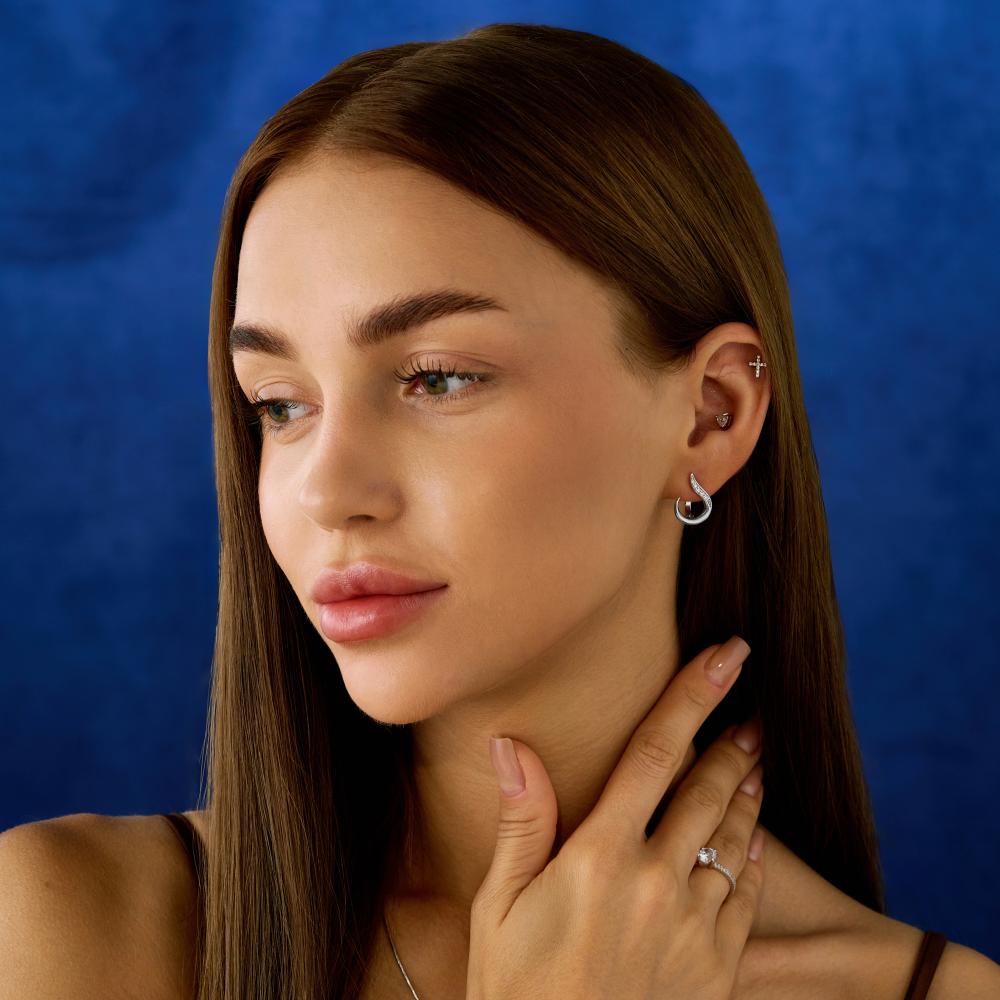 Серебряные серьги Арина 3А1055902-01110