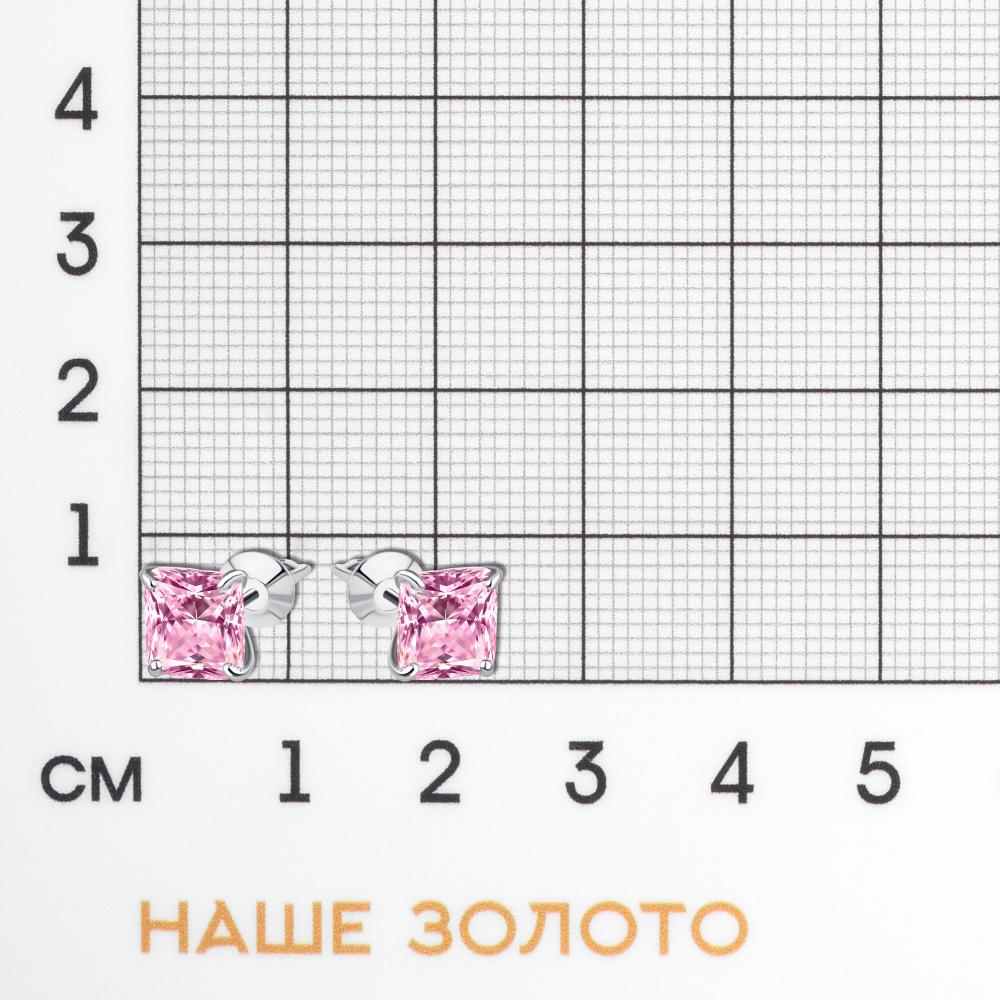 Серебряные серьги гвоздики Джевел Д322-72-00334-302