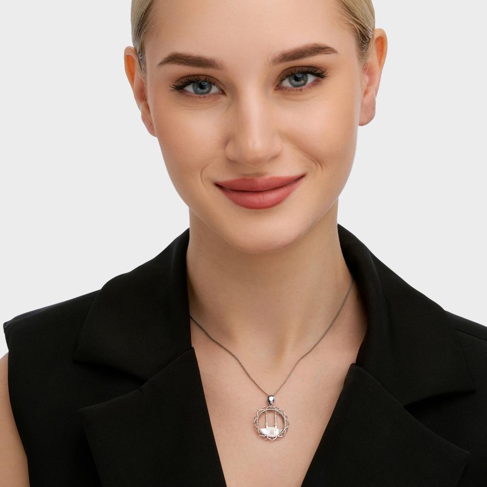 Серебряная мусульманская подвеска Талант ТБ5072000067930