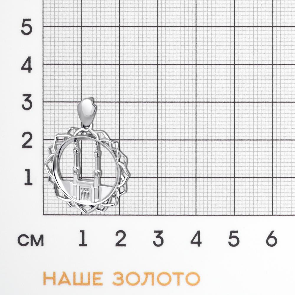 Серебряная мусульманская подвеска Талант ТБ5072000067930