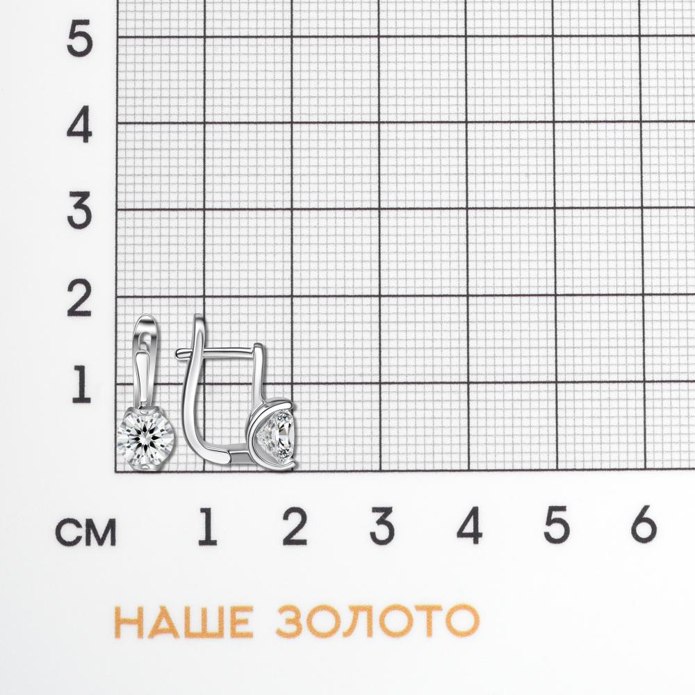 Серебряные серьги Фиделис ФСКАС2897Е