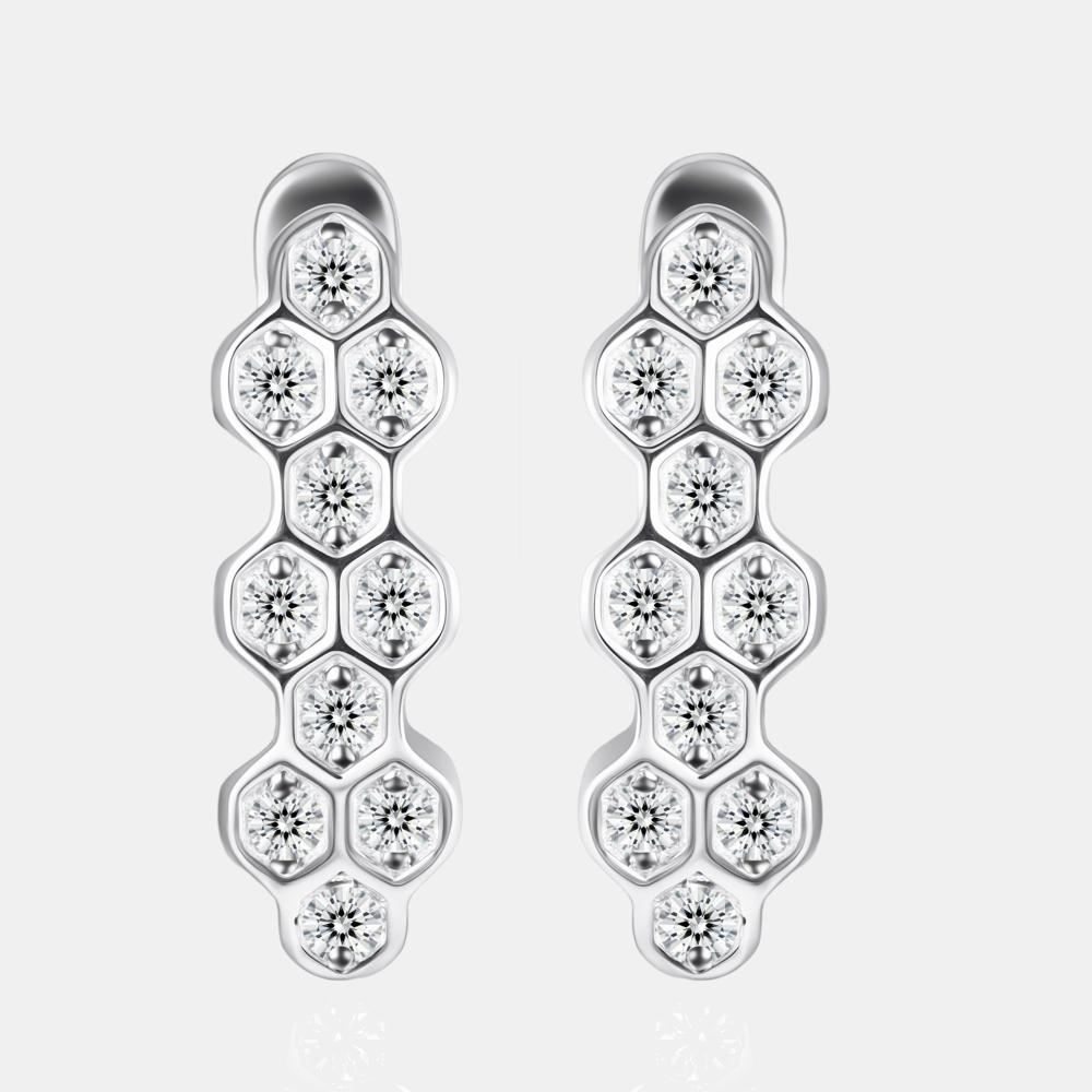 Серебряные серьги Фиделис ФСКАС5550Е