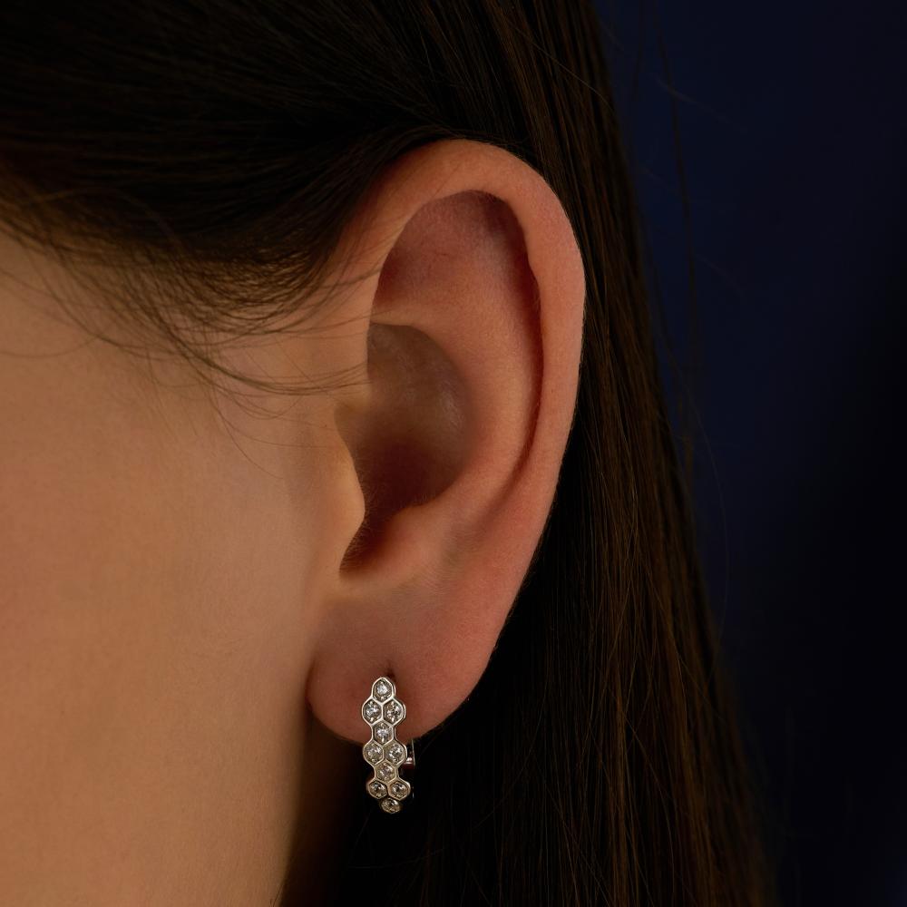 Серебряные серьги Фиделис ФСКАС5550Е