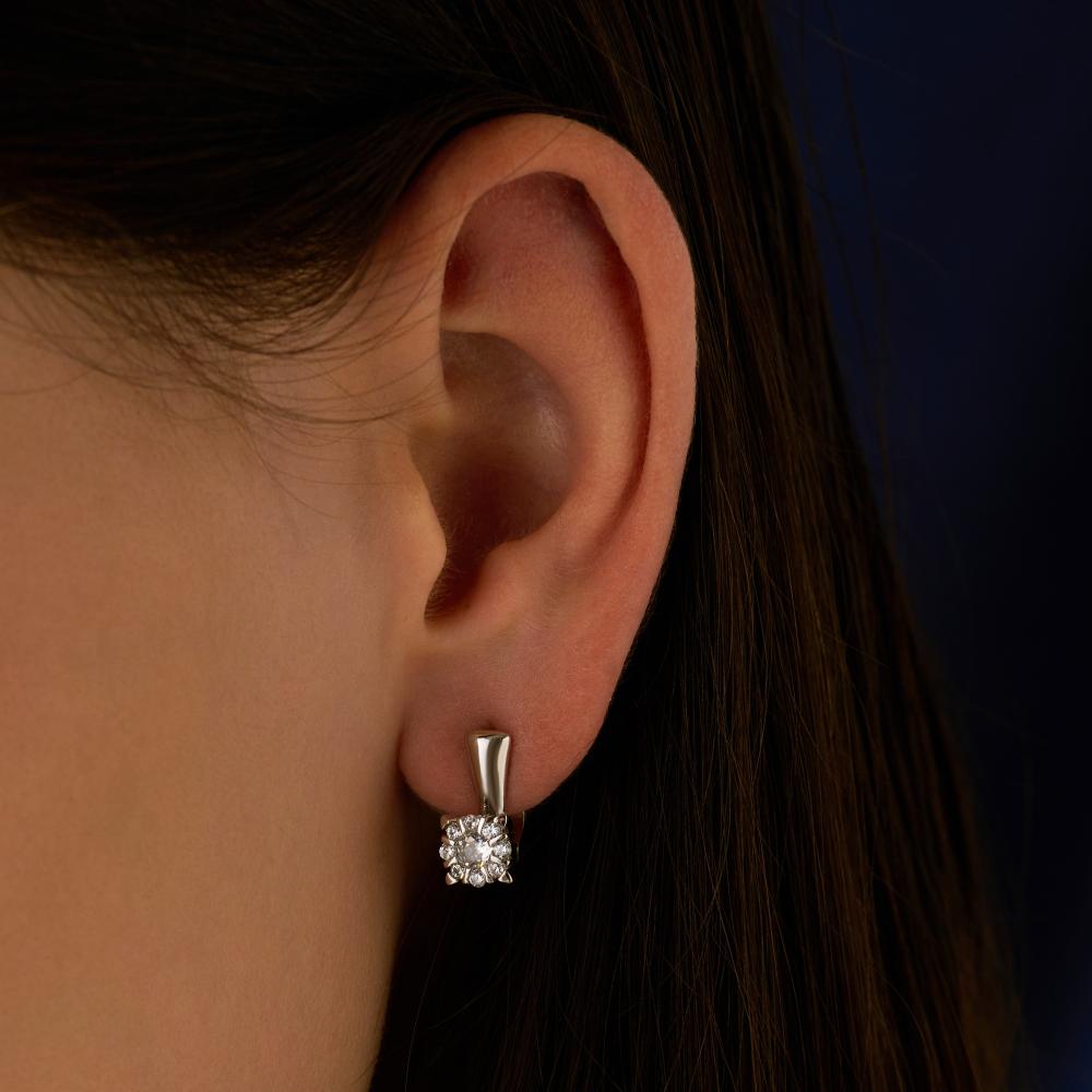 Серебряные серьги Фиделис ФСКАС3899Е