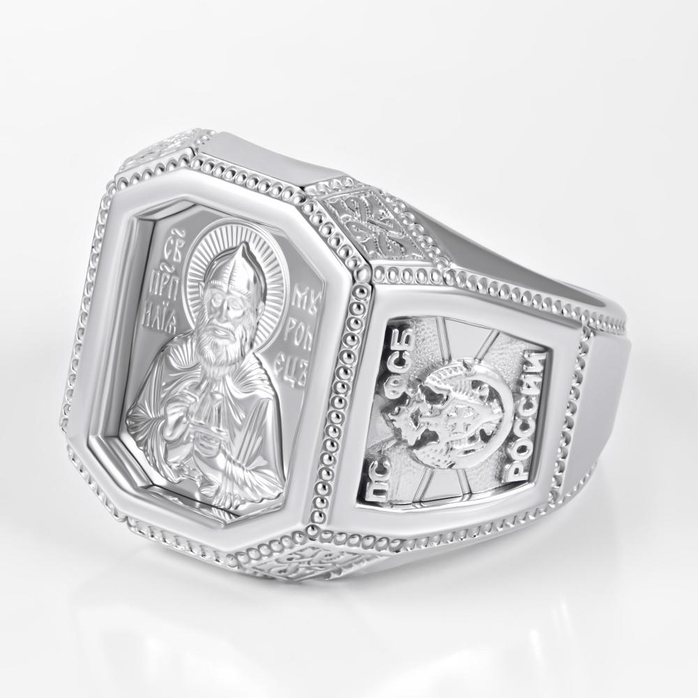 Серебряная печатка Караваевская ювелирная фабрика 7К01-0059-с