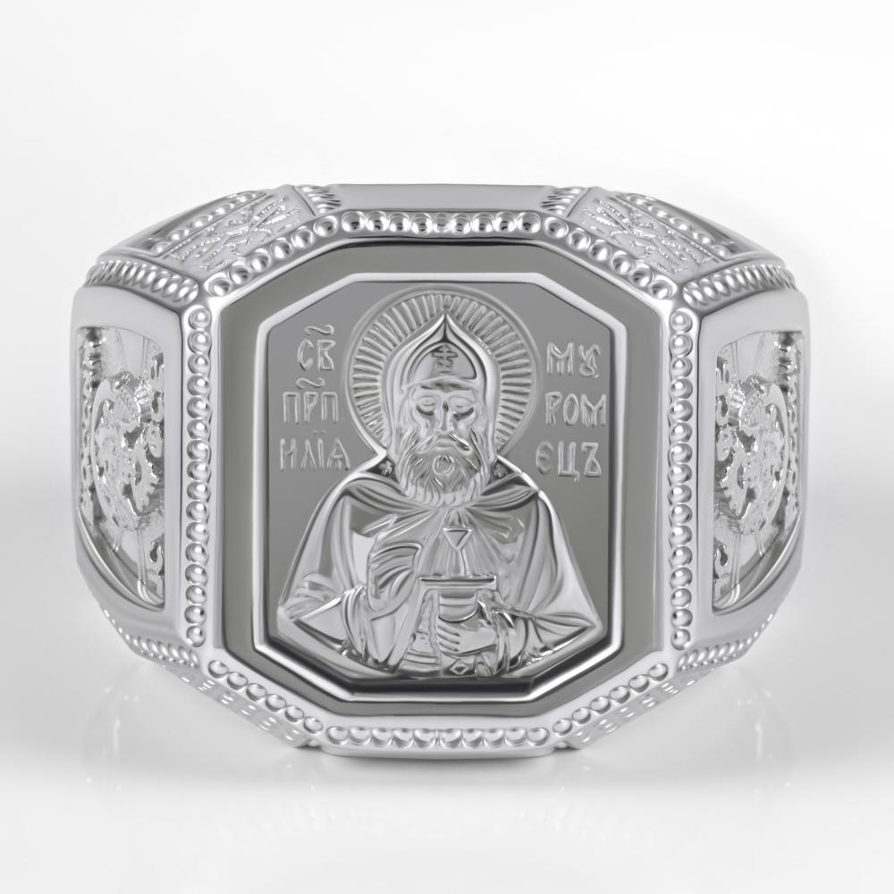 Серебряная печатка Караваевская ювелирная фабрика 7К01-0059-с