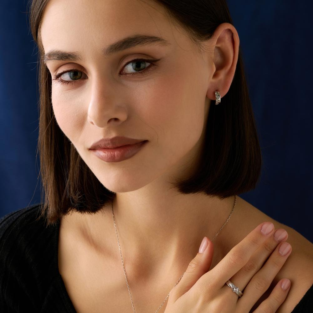 Серебряные серьги Арина 3А1036052-01110
