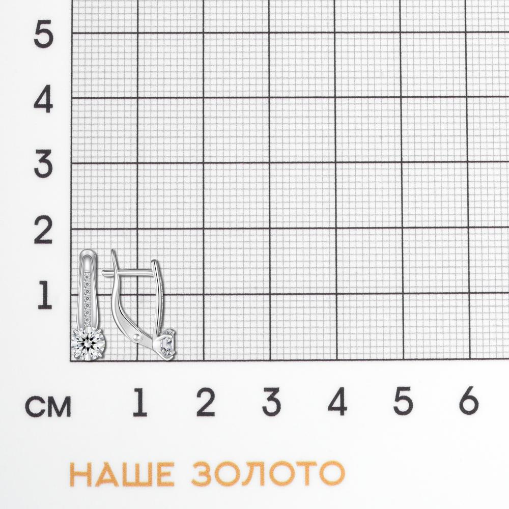 Серебряные серьги Золотая столица ЗЧС2180251010