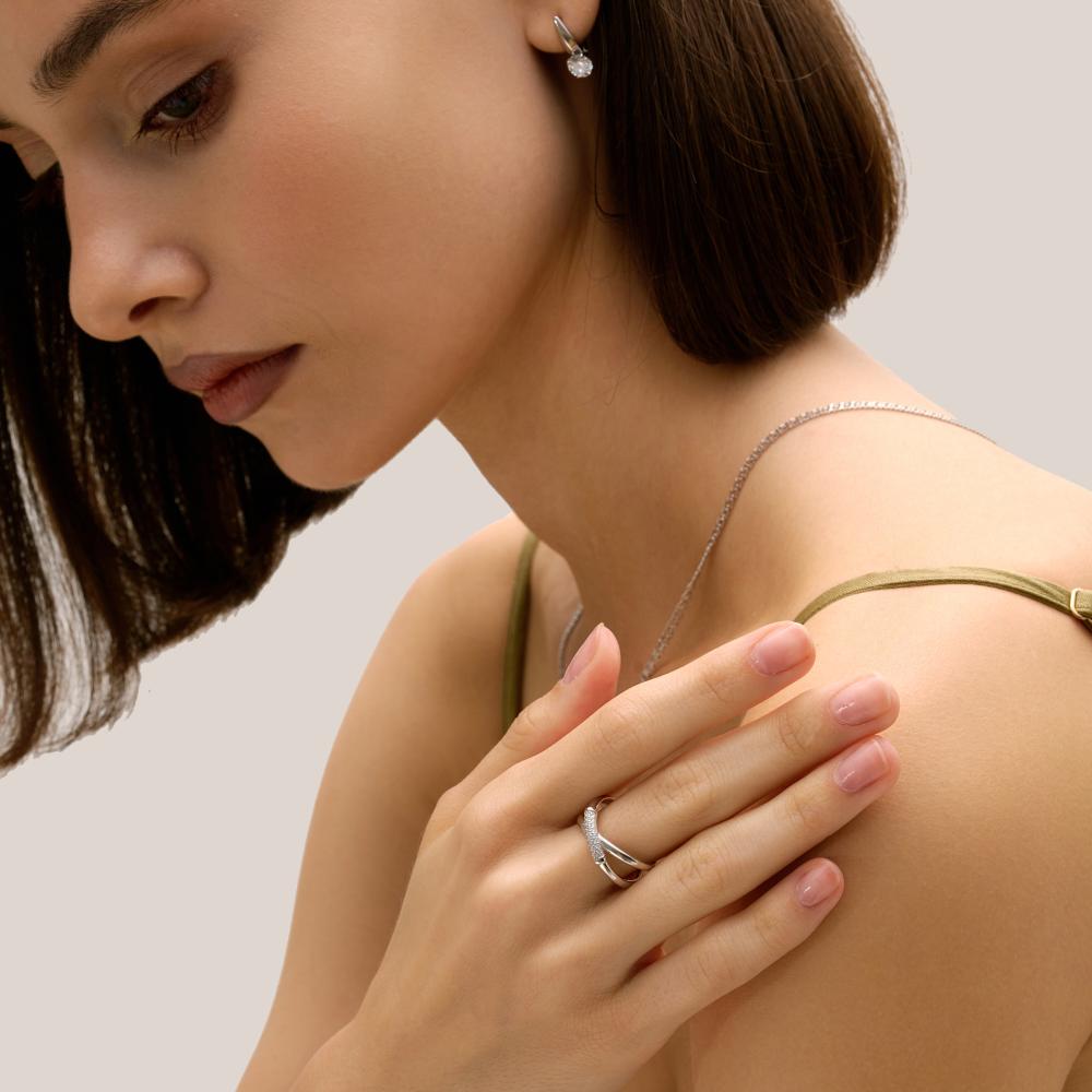 Серебряное кольцо Золотые купола ЗК0101681-00775