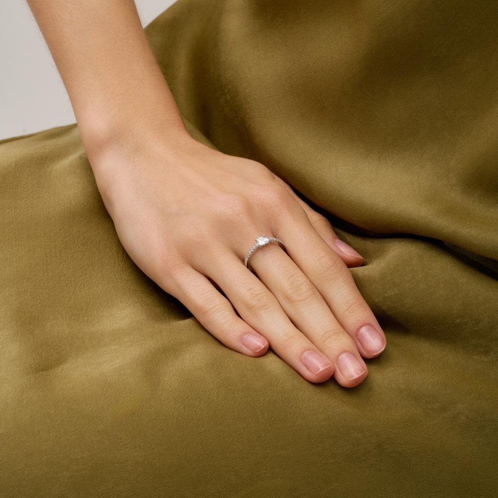 Серебряное кольцо Золотые купола ЗК0101807-00775