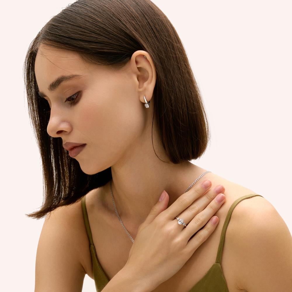 Серебряное кольцо Золотые купола ЗК1101174-00775
