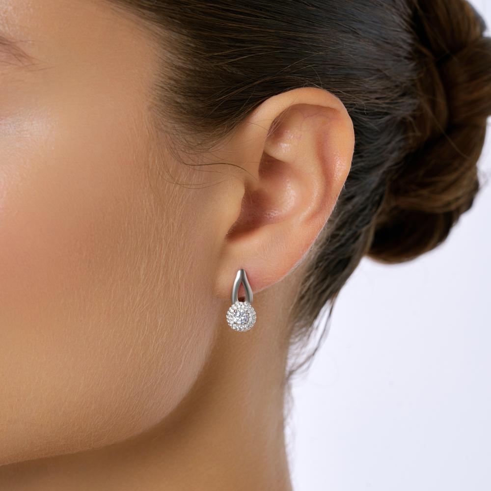 Серебряные серьги Иллада 2ИС122800
