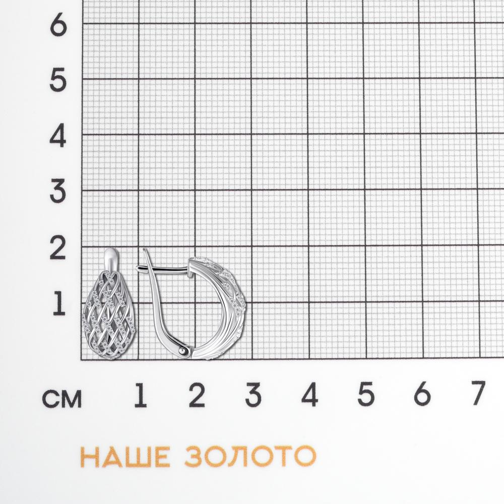 Серебряные серьги Иллада 2ИС122787
