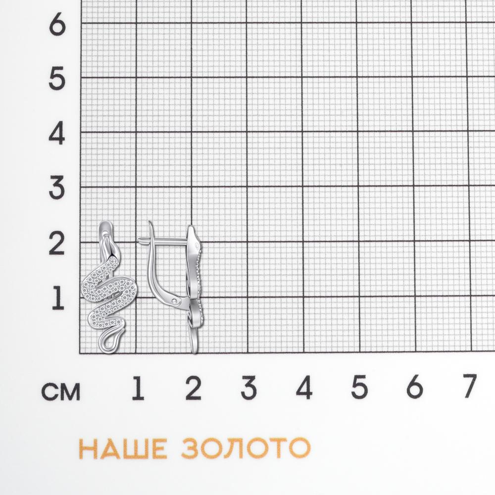 Серебряные серьги Иллада 2ИС122684