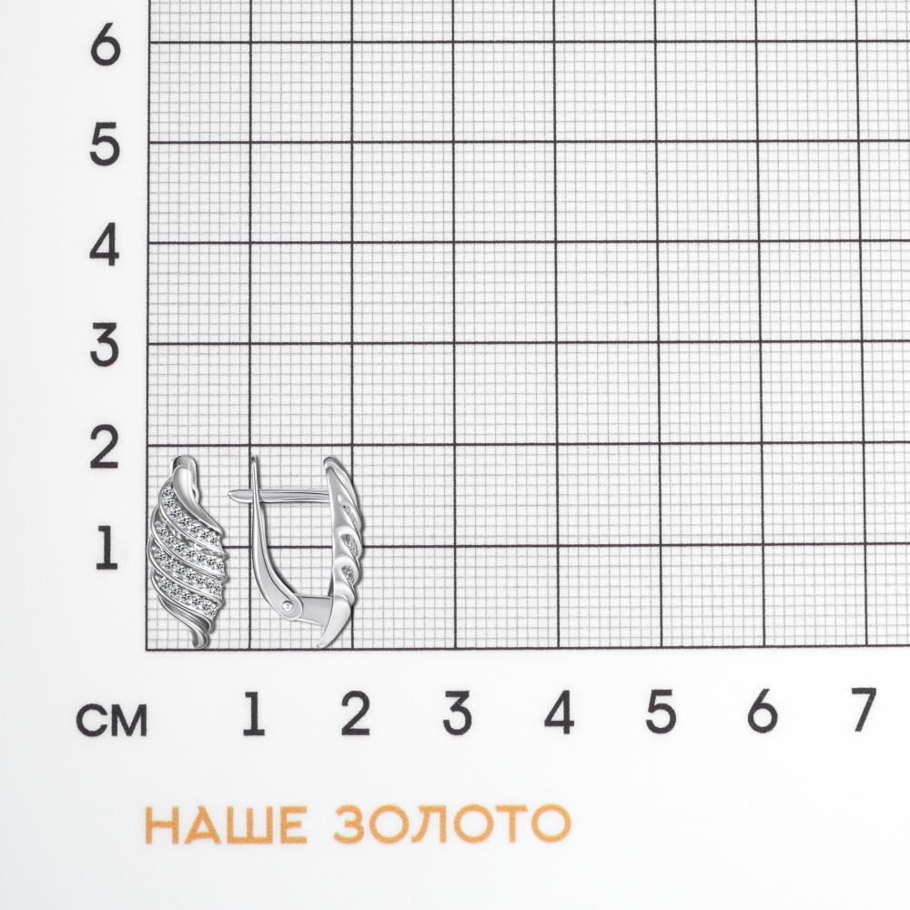 Серебряные серьги Иллада 2ИС122786