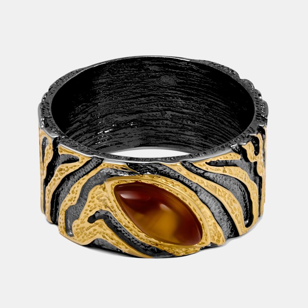 Серебряное кольцо Балтийское золото ЯН71161077
