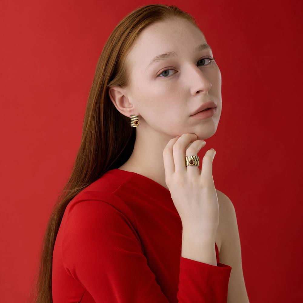 Серебряные серьги Балтийское золото ЯН72161066