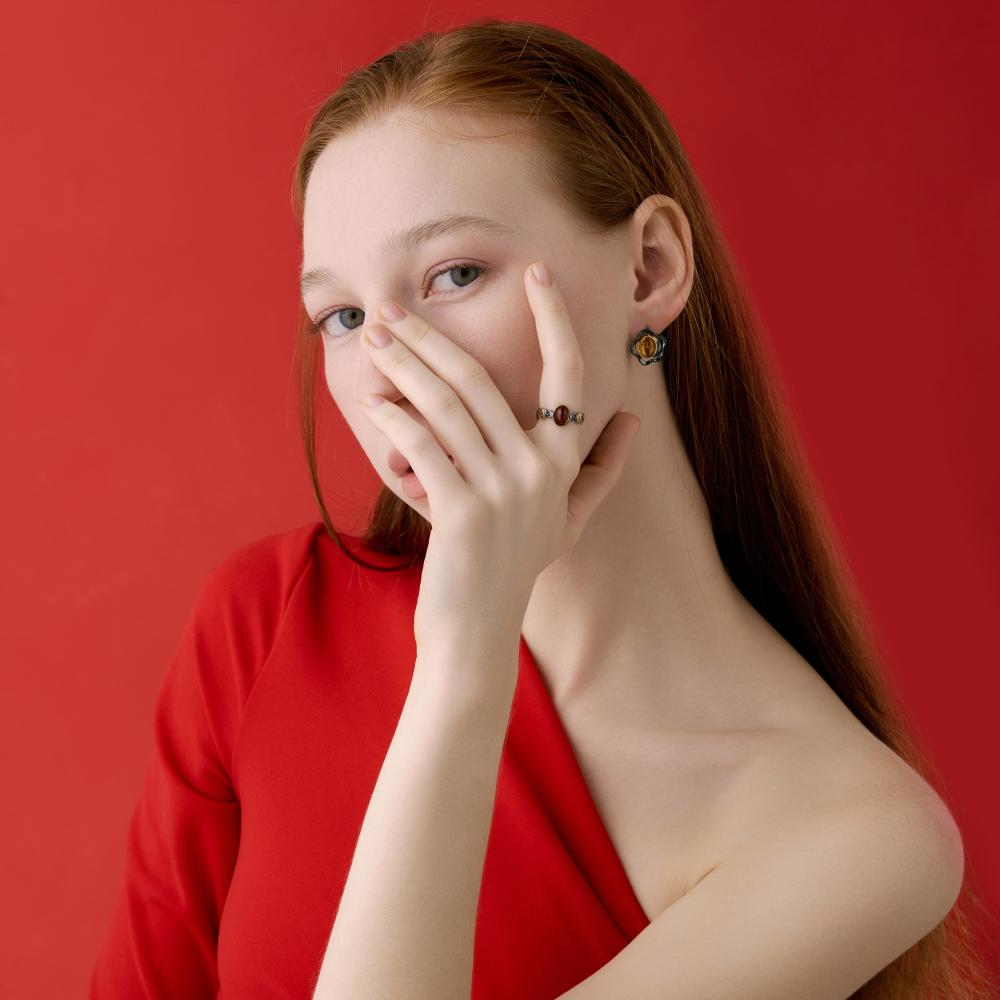 Серебряные серьги Балтийское золото ЯН72162031