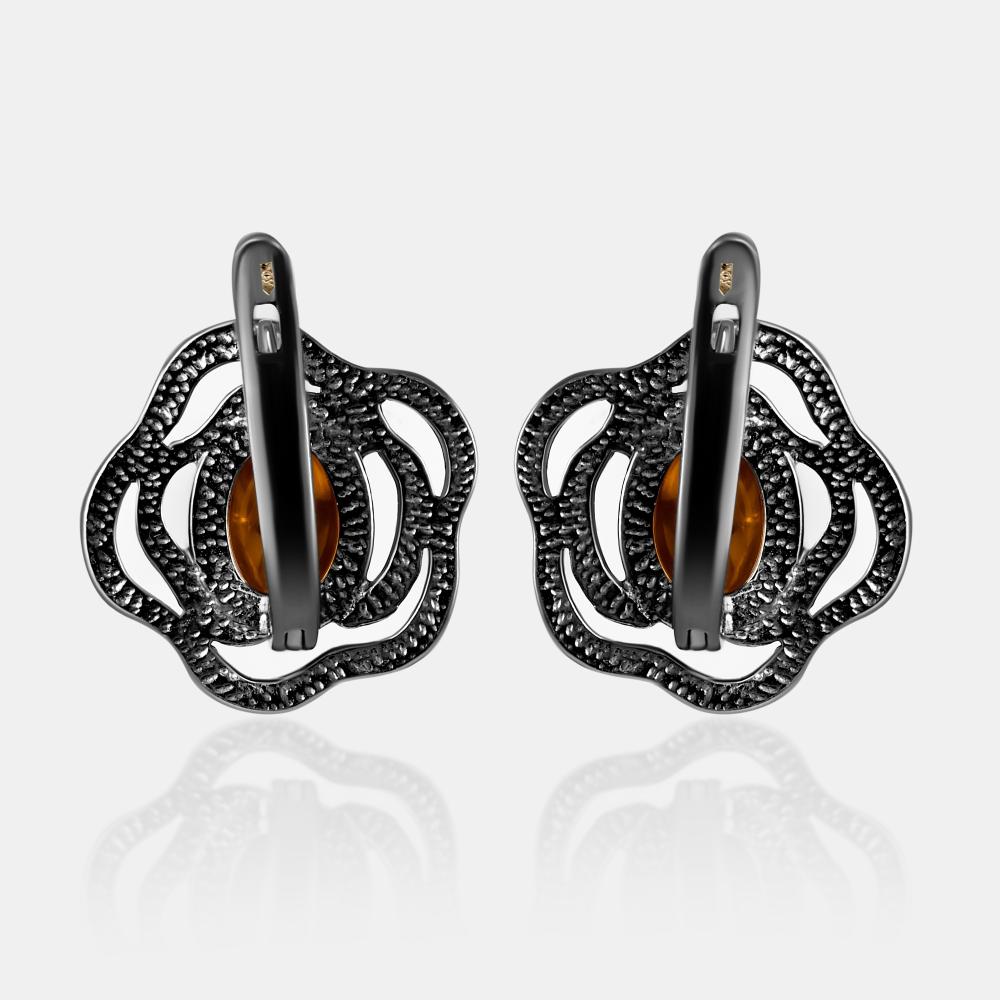 Серебряные серьги Балтийское золото ЯН72162031