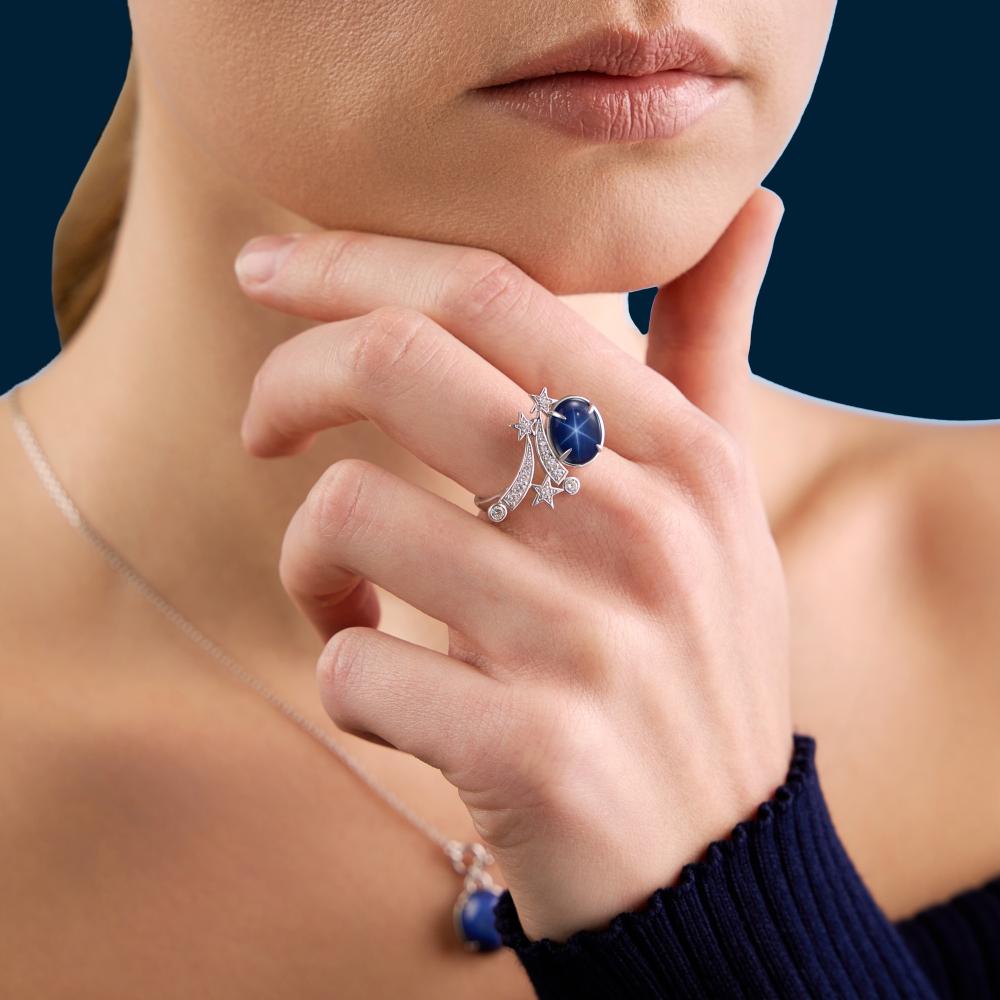 Серебряное кольцо Фасет ФЯ01-0279-102-401-21