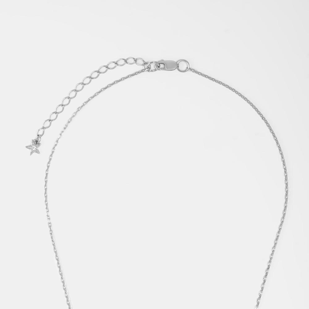 Серебряное колье Фасет ФЯ07-0086-102-401-21